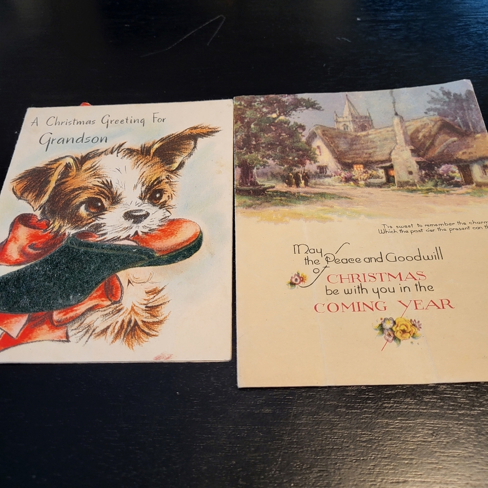 Vintage Holiday Greeting Card s